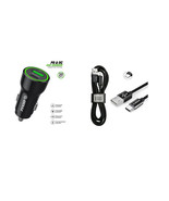 20W Car Charger PD + 3FT A to C USB For TCL K23 - $12.33