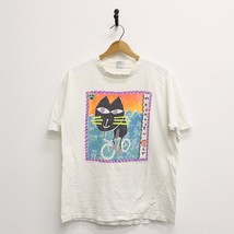 Vintage Mountain Cat Bicycle T Shirt Large - $47.52