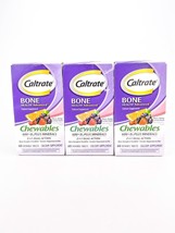 Caltrate 600 D3 Plus Minerals Bone Health Supplement 60 Chewable Tablets BB 2/24 - £23.16 GBP