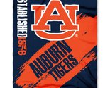 Northwest NCAA Auburn Tigers Fleece Throw Blanket, 50&quot; x 60&quot;, Painted - £17.02 GBP