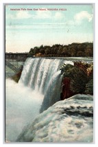 American Falls From Goat Island Niagara Falls New York NY WB Postcard U25 - £1.54 GBP