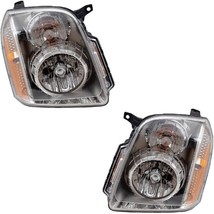 2pc LH &amp; RH Headlight Set For GMC Yukon Denali 2007 2008 2009 2010 2011-... - £144.02 GBP