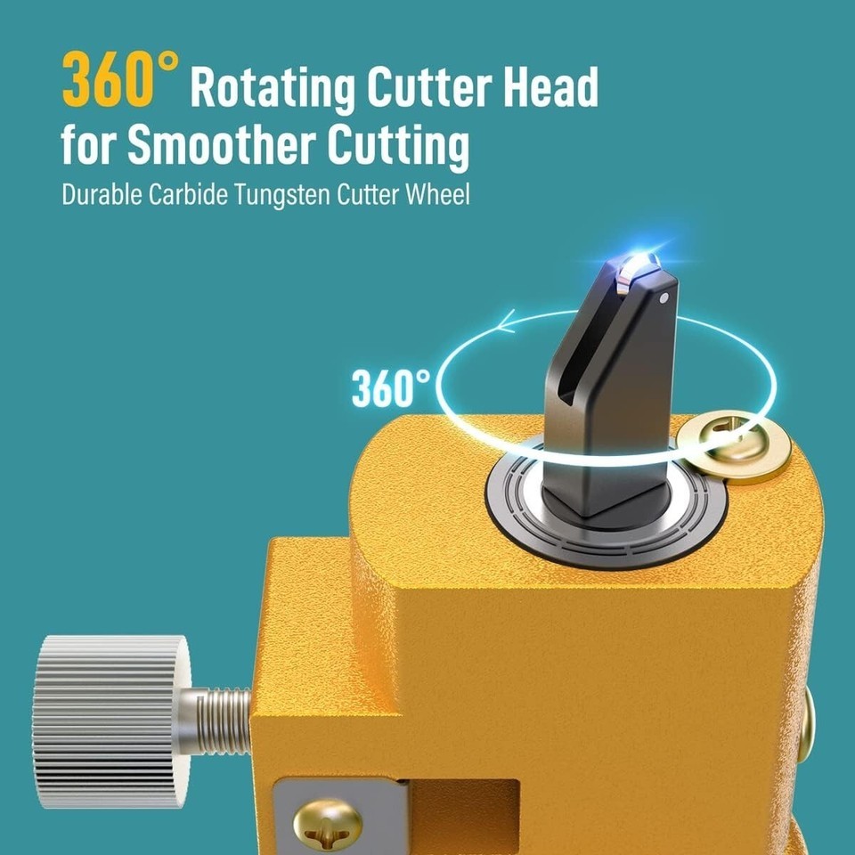 Diamond Glass Cutter with Round Handle - 24" Heavy-Duty Tool for Precision Cuts Item image 4