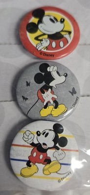 6 Disney Mickey Minnie Mouse Mini Button Pins Set Lot New Backpack Jacket Hat Item image 2