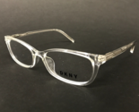 DKNY Eyeglasses Frames DK5006 000 Clear Cat Eye Full Rim 51-15-135 - $55.88