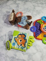 Nuby Fisher Price Infant Toy Lot Multi Color Kids Christmas Gift Toys - £14.45 GBP