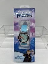 Disney Frozen LCD Girls Digital Watch Spinner Dial Lift Cover To Show Ti... - $111.65 MXN