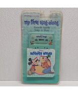1995 My First Sing-Along Favorite Activity Songs Book &amp; Cassette Disney NEW - $448.07 MXN