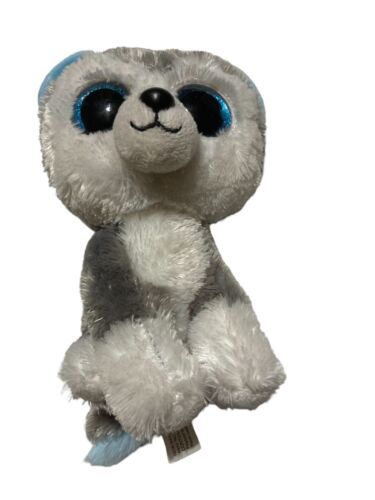 Primary image for TY Beanie Boos Slush Husky 6” Bean Bag Plush -2014 Glitter Eyes