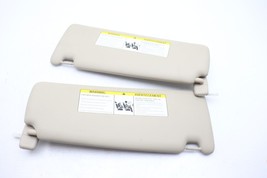12-18 BMW F30 320I 328I SUN VISORS LEFT DRIVER RIGHT PASSENGER BEIGE PAIR E3226 image 11