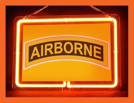 US Army Military Airborne Hub Bar Display Advertising Neon Sign - £63.94 GBP