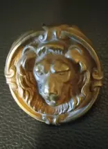 Prussian Lion-Head Cap Badge: 1799–1815 Napoleonic Era - $40.00