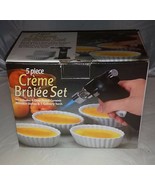 5 Piece Creme Brûlée Set - 1 Torch & 4 Ceramic Ramekins - $19.95