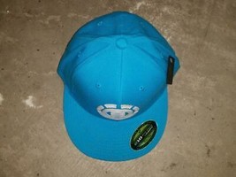 ELEMENT Crowns Skateboard Baseball Cap Hat Turquoise Flexfit Fitted 7-1/4-7-5/8 - £19.65 GBP