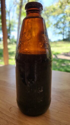Vintage Anheuser Busch Amber Beer Bottle still Capped - £23.73 GBP