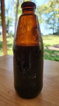 Vintage Anheuser Busch Amber Beer Bottle still Capped - £23.57 GBP