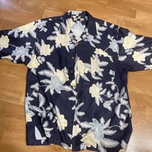 Tommy Bahama 100% Hawaiian Silk Shirt Men&#39;s Size Large - £18.15 GBP