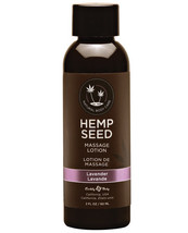 Earthly Body Hemp Seed Massage Lotion - 2 Oz Lavender - £11.18 GBP