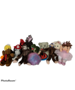 Stuffed Animal Carnival Prizes Plush Lot of 13 Ballerina Monkeys Bears B... - £26.17 GBP