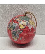 2012 Government of India Red Earth Globe 3.5" Hanging Ornament - €11,05 EUR 2012 Government of India Red Earth Globe 3.5" Hanging Ornament - €11,05 EUR