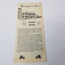 Bedingfield Inn Brochure Lumpkin Georgia Stewart County Single Page 1968 - £11.96 GBP