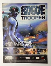 Rogue Trooper PlayStation 2 PS2 Xbox Video Game 2006 Magazine Print Ad  - £9.40 GBP