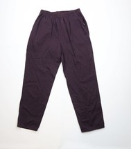 Vintage 90s Streetwear Womens 18 Faded Relaxed Tapered Leg Pants Eggplan... - $29.65