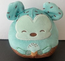 Squishmallows Disney Mickey Mouse Mint Chocolate Chip Ice Cream Scented Plush 5&quot; - £21.56 GBP
