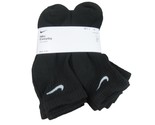 Nike Everyday Cushioned Ankle Socks Black 6 Pack Men&#39;s Size 8-12 NEW SX7... - £21.45 GBP
