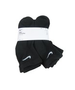 Nike Everyday Cushioned Ankle Socks Black 6 Pack Men&#39;s Size 8-12 NEW SX7... - £21.62 GBP