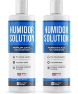 Humidor Solution, Propylene Glycol for Cigar Humidifiers, 2 Pack 16Oz  - £23.97 GBP