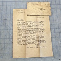 Antique Letter 1917 Rochester Texas Inquiry About Civil War Pension - $587.15 MXN