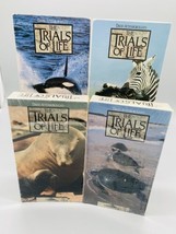 The Trials Of Life - David Attenborough&#39;s VHS Cassette 4 Episodes 2 sealed 2 not - £6.41 GBP