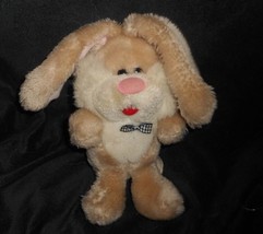 Small Vintage 1985 Prestige Toy Baby Brown Bunny Rabbit Stuffed Animal Plush - £20.92 GBP