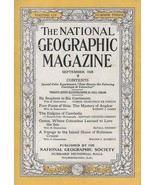 National Geographic Sept 1928 Seaplane Continents Siva Angkor Genoa Colu... - $19.80