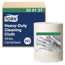 Tork Heavy Duty Cleaning Cloth White W2, Centerfeed, 1 x 400 Cloths, 530137 - $105.99