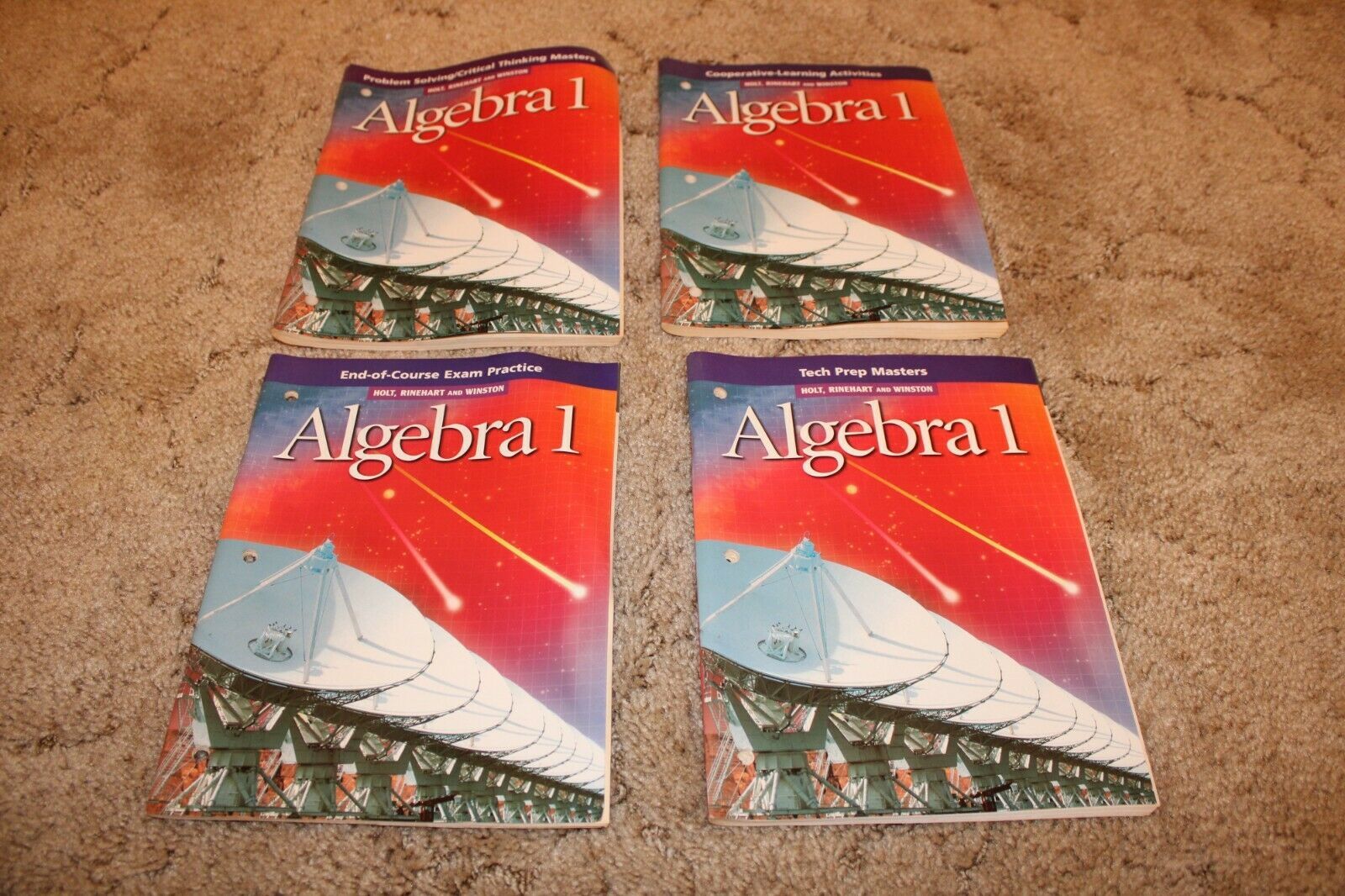 Holt, Rinehart &amp; Winston Algebra 1 Workbooks Lot of 4 Books - $39.55