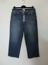Nwt Eileen Fisher Denim Organic Cotton Straight Crop Jeans Pants 6 - £64.93 GBP