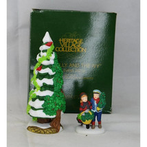 Vintage Dept 56 Heritage Village Collection Figurine The Holly and The Ivy 1997 - £12.31 GBP