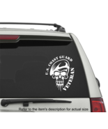 US Coast Guard Veteran Vinyl Decal Truck Van Vehicle Wall Window Skull S... - $133.47 MXN+