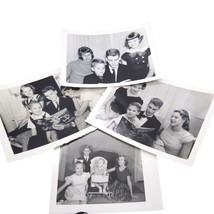 Vintage Staged Siblings Snapshot Lot, Set of 4 Black and White Photos of Same - £13.92 GBP