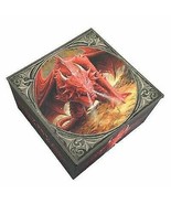 Smaug Hell Dragon Lair Labyrinth of Fire Anne Stokes Jewelry Trinket Mir... - $23.07 CAD