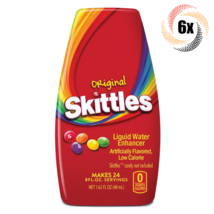 6x Bottles Skittles Original Flavor Liquid Water Enhancer | Sugar Free |... - $32.42