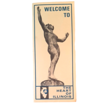 Vintage Booklet Welcome To The Heart of Illinois IL Historical Places - £14.71 GBP