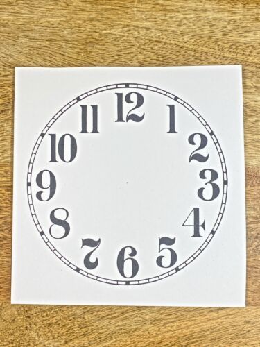 4 15/16 Inch Paper Clock Replacement Dial   (LOT 164) - $6.98