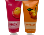 Korean Tenzero Hand Cream Set 7.04oz (2x3.52oz) Peach &amp; Vitamin - £15.62 GBP