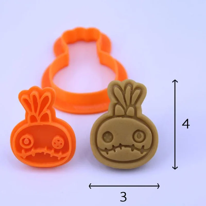Disney Stitch Cookie Cutter Dumbo Anime Figures Biscuit -Random Color Sc... - $3.82