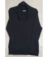 Vila Milano Knit Cowl Neck Sweater Black Women's Size XL - $21.37