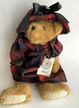 Boyds Bears Eldora Bear Plush Jointed Teddy Retired Red Plaid Dress Hat ... - £15.50 GBP