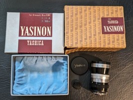 Vintage Yashica Cine Yashinon 1:14 F =3 8mm Objetivo Para D Montaje 8147159 Box - £59.25 GBP